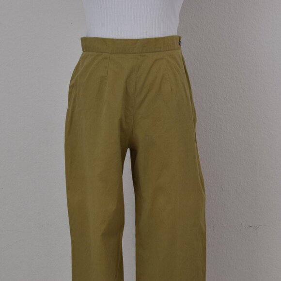Lightweight Ochre Ankle Pants by umberto angri italia | 28 waist - Picture 4 of 10